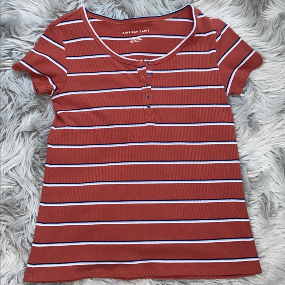 American Eagles Striped Shirt